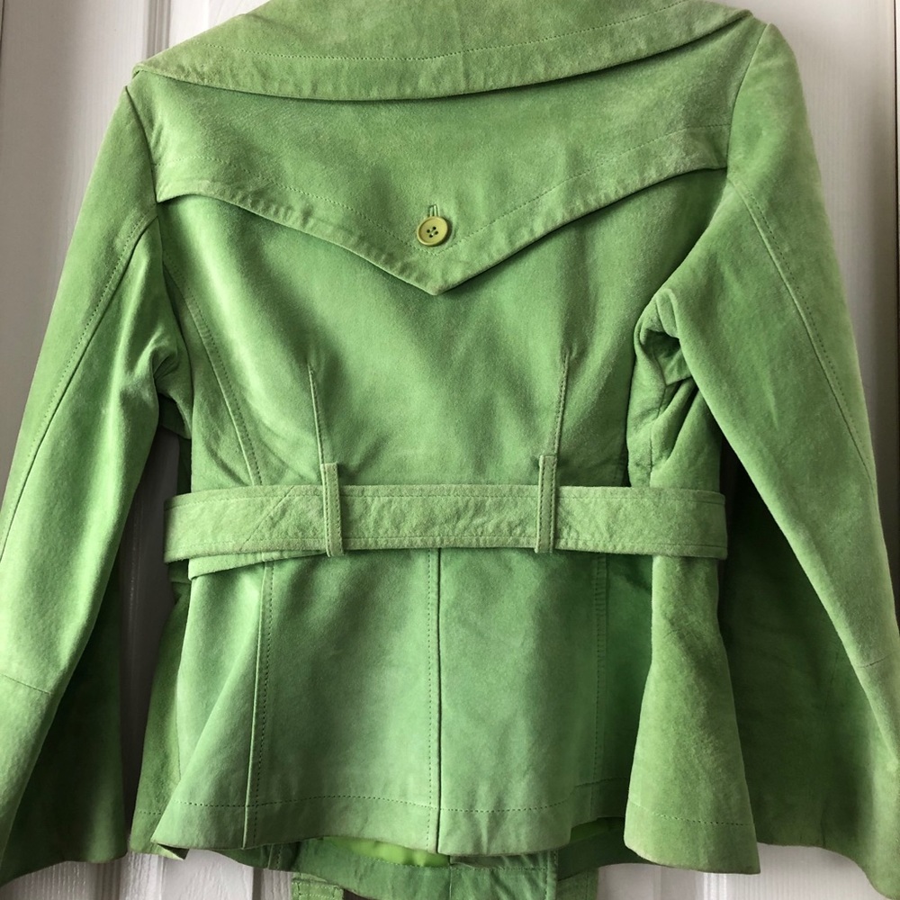 Suede Green Jacket - image 3